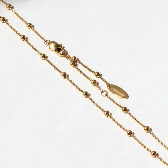Jackie Mack ABUNDANCE NECKLACE ANGEL NUMBER 999 Elegant 18k Gold Plated NEW $68! - Picture 2 of 5